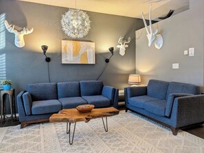 TV, fireplace, DVD player