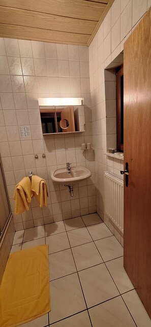 Haartrockner, Handtücher, Seife, Shampoo