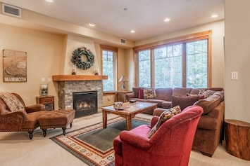 Living Room, Couch, Chair, Gas Fireplace, Flat Screen TV