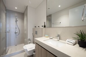 Modern Shower-Tech Sanctuary