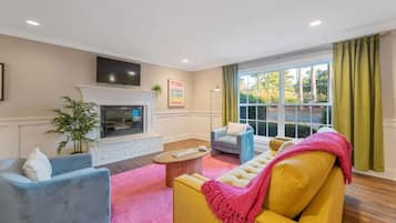 TV, fireplace, table tennis, offices