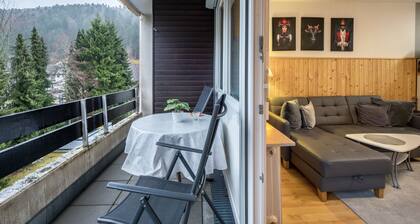 Studio Apartment 'Ferienwohnung mit Charme II' with Private Terrace, Balcony and Wi-Fi