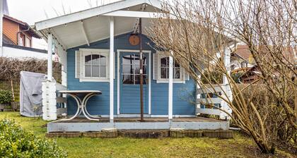 Ferienwohnung "Im Holzhaus" mit privater Terrasse, Haustiere willkommen