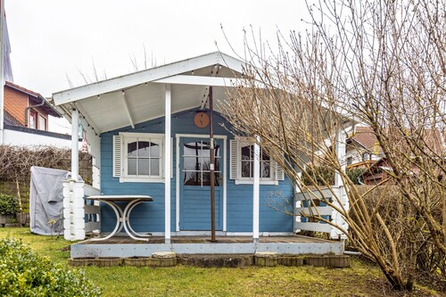 Ferienwohnung "Im Holzhaus" mit privater Terrasse, Haustiere willkommen