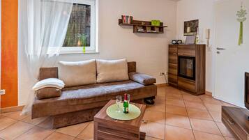 TV, DVD player, stereo