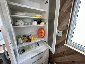 Villa | Private kitchen | Fridge, microwave, stovetop, freezer - Shirahama Yamate Rent Villa F-69 (Shirahama)