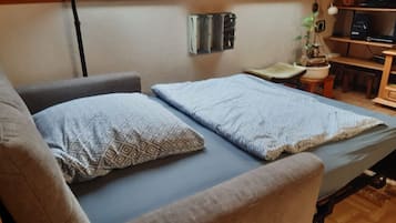 2 bedrooms, iron/ironing board, free WiFi, bed sheets