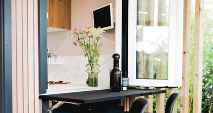 luxe chalet near a sandy beach on the Wadden Sea