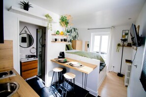 Iron/ironing board, WiFi, bed sheets - Studio Chic 16è, Rénové, 2 pers (Paris)