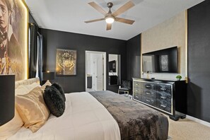 6 dormitorios, tabla de planchar con plancha, cuna de viaje y wifi