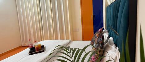 Deluxe kamer | 1 slaapkamer, luxe beddengoed, individueel gedecoreerd