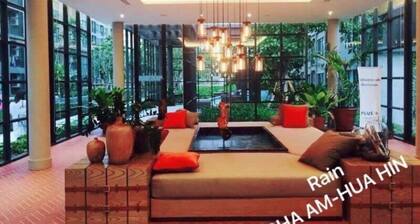 Private Condo at Hua Hin, Cha-am with a short walk to the beach 40 sqm.