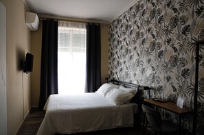 Room 2 | Bathroom | Shower, rainfall showerhead, hair dryer, slippers