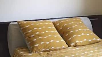 1 Schlafzimmer, Reisekinderbett, kostenloses WLAN, BettwÀsche