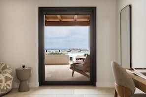 Sunrise Pool-Front Suite | View from room - NĒRO Boutique Hotel (Santorini)