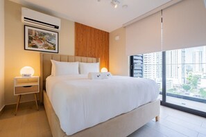 1 bedroom, desk, iron/ironing board, WiFi - w* | Eye-Catching 1BR in San Francisco (Panamá)