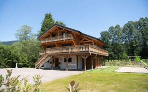 Exterior - Chalet de L'Oseraie – Swimming pool, Spa, Sauna – Vosges (LE SAULCY)