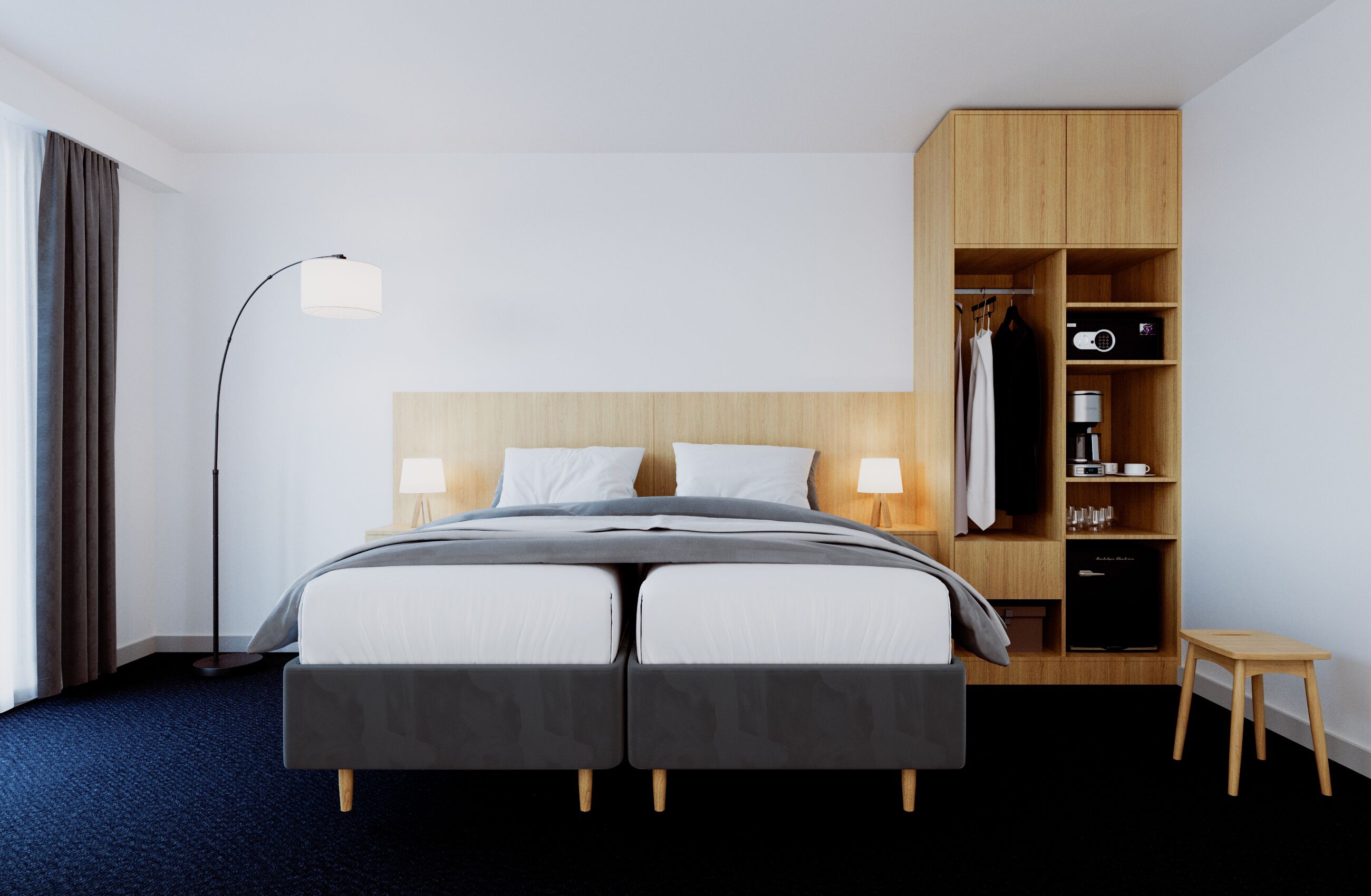 City Double Room | Hypo-allergenic bedding, down comforters, in-room safe, desk