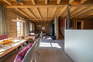 Dining - Hinterrugg 8-person chalet with sauna and hot tub. (Wildhaus)