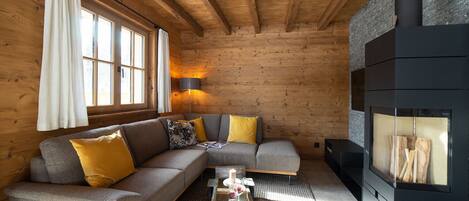 Fernseher, Kamin