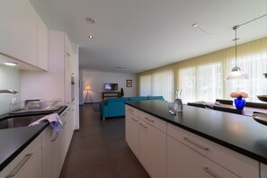 Interior - Rietgarten - 4.5-room garden flat with mountain view (Wildhaus)