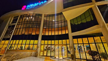 Overnatningsstedets facade