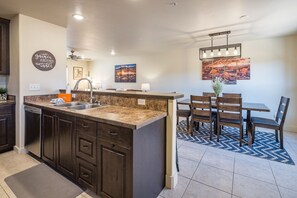 Fridge, microwave, oven, stovetop - Near Arches & Downtown | Pool & Hot Tub | Views! (Moab)