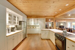 House (Multiple Bedrooms) | Interior - Stunning Warren Lakefront Home: Deck, Grill, Sauna (New Preston)