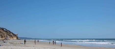 On the beach