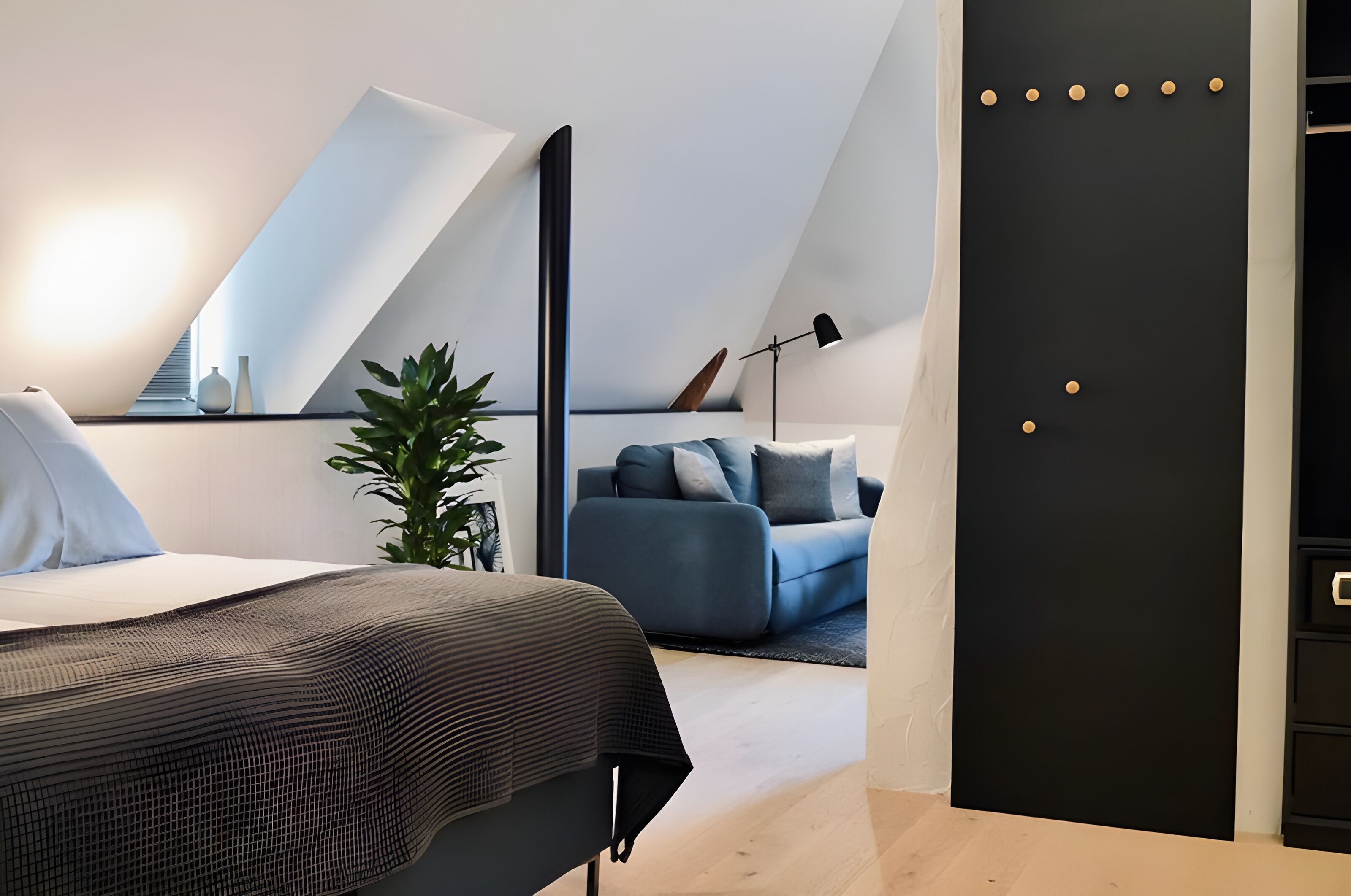Loft | Luxe beddengoed, bedden met traagschuimmatras, een minibar