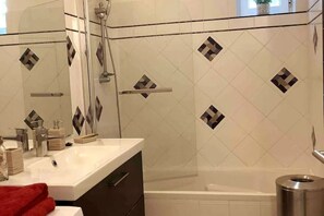 Towels, soap, toilet paper