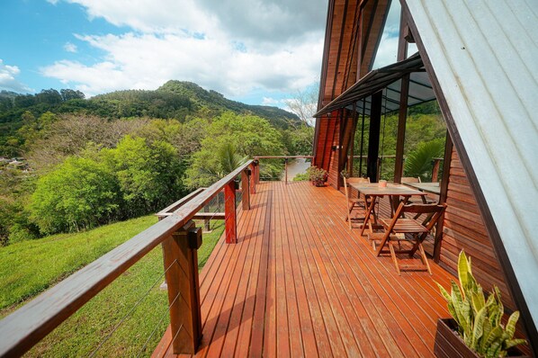 Cabaña básica | Restaurante al aire libre