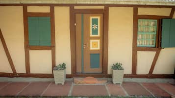 Cabana básico | Detalhe da fachada