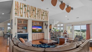 Living area - Soundfront Dog Friendly Haven w/ Pool, Hot Tub, Elevator, Game Room, Theater (Avon)