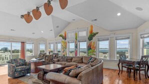 Living area - Soundfront Dog Friendly Haven w/ Pool, Hot Tub, Elevator, Game Room, Theater (Avon)