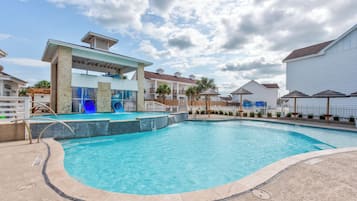 Una piscina riscaldata