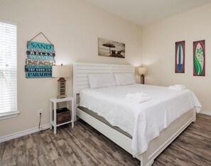 1 bedroom, iron/ironing board, free WiFi, bed sheets - Dog-Friendly Beachside Retreat with Two Heated Pools & Coastal Charm (Corpus Christi)