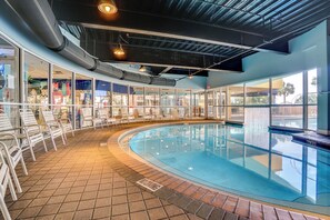 Indoor pool, a heated pool