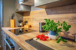 Fridge, oven, stovetop, dishwasher - Chalet Bergzeit Wohnung 3 (Braunlage)