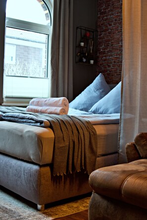 2 bedrooms, iron/ironing board, free WiFi, bed sheets - Industrial Style 77qm mit Balkon (Herne)