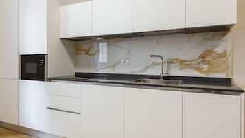 Appartamento Business | Cucina privata | Frigorifero, forno, piano cottura, lavastoviglie