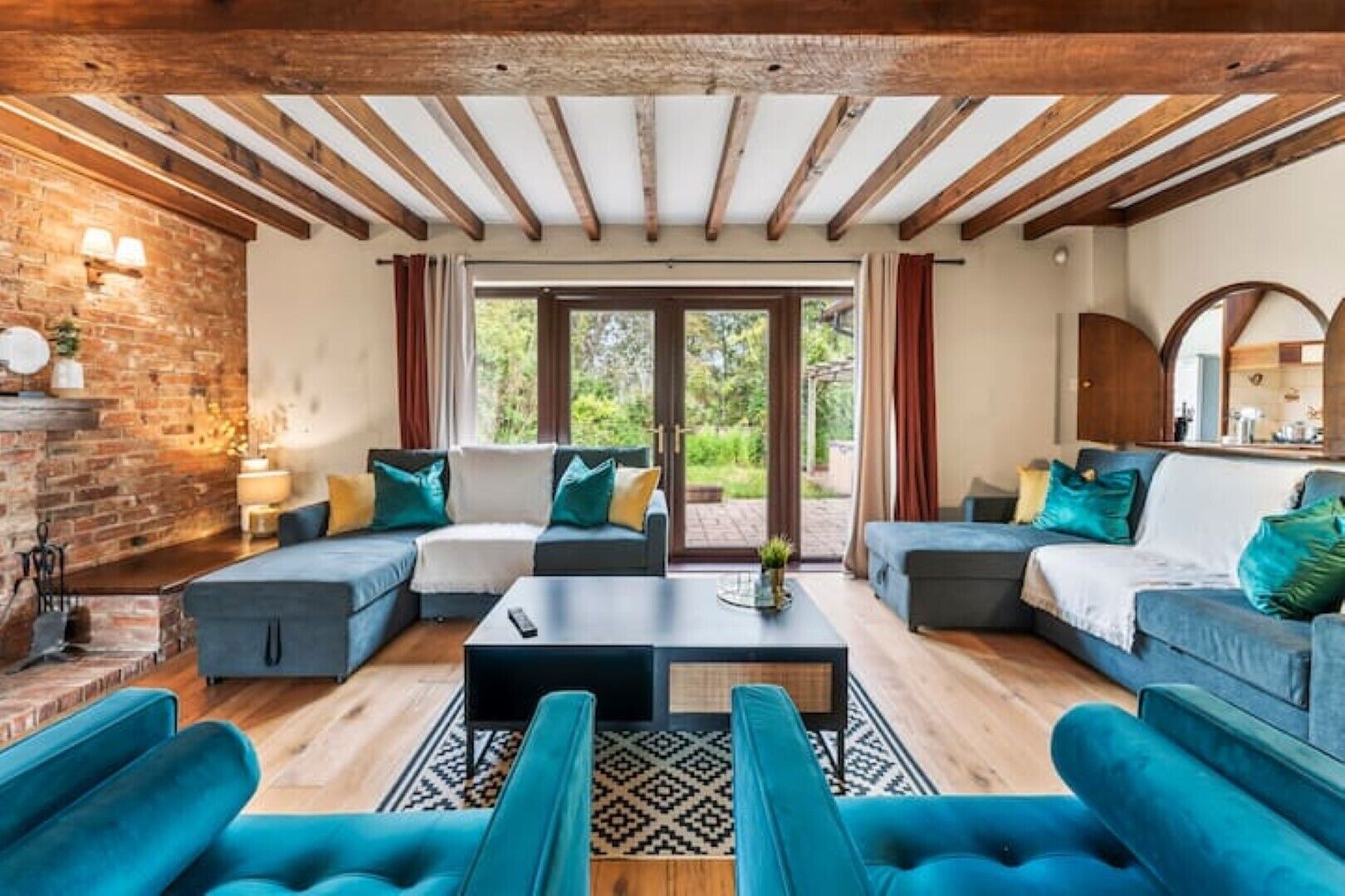 Smart TV, table football, books