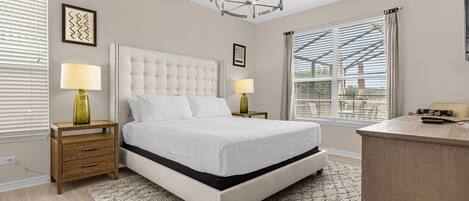 6 bedrooms, iron/ironing board, WiFi, bed sheets