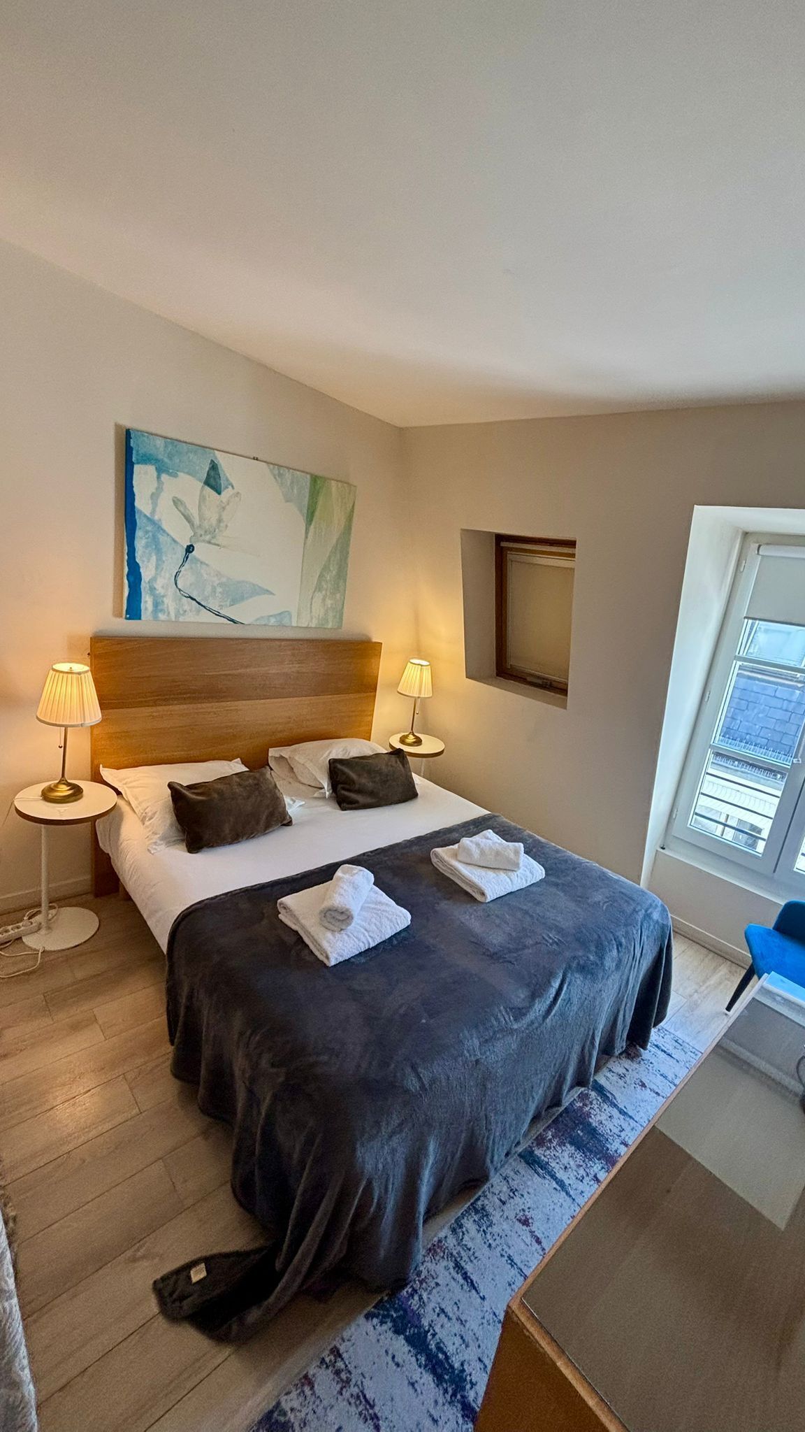 1 bedroom, iron/ironing board, travel crib, WiFi