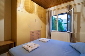 1 室のベッドルーム、アイロン / アイロン台、WiFi、ベッドシーツ