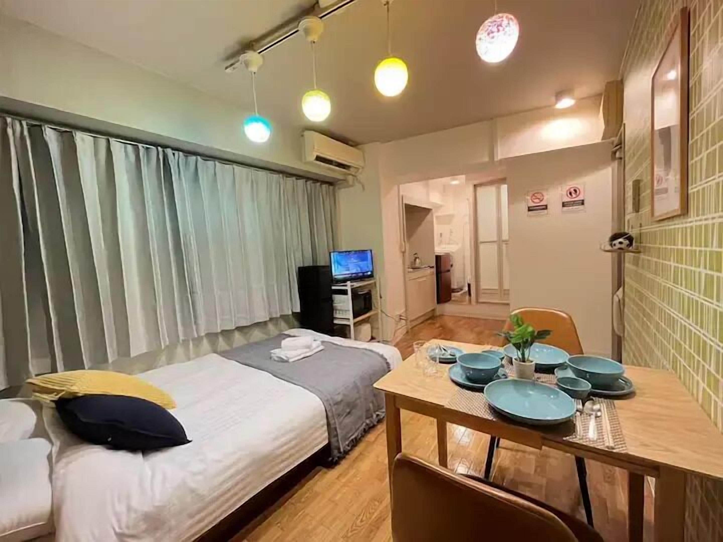 Basic Apartment | Blackout curtains, iron/ironing board, free WiFi, bed sheets