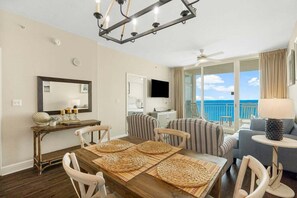 Smart TV - Aqua Resort 1206 - Gulf Front Condo 1 BR + Bunk Room, Breathtaking Views, Pools, Hot Tub! Sleeps 6! (Panama City Beach)
