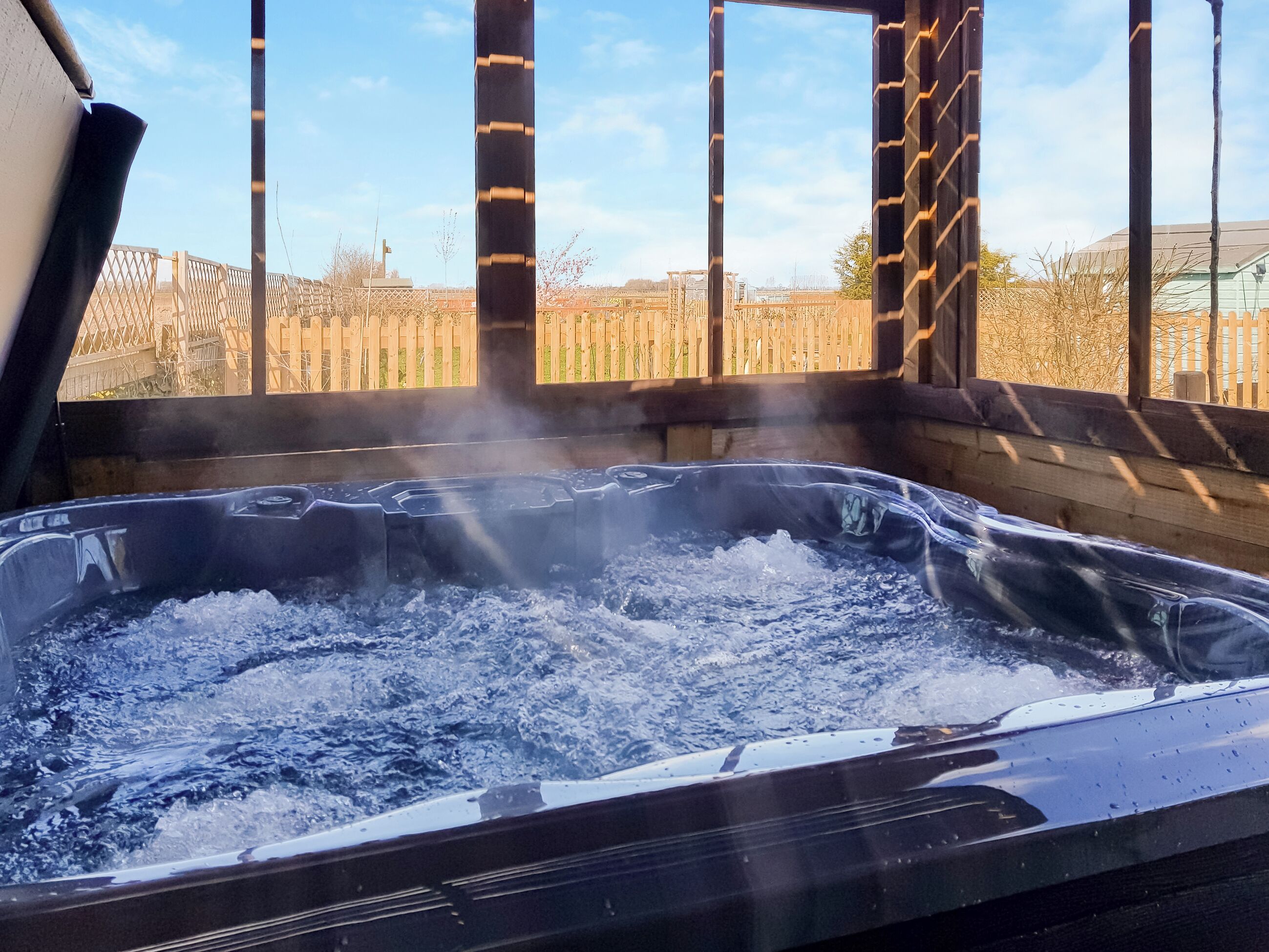 Bain à remous extérieur