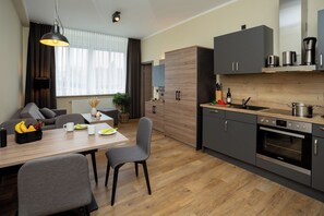 Fridge, oven, stovetop, dishwasher - Favorite accommodation Family Suite 2-3 (St. Andreasberg)