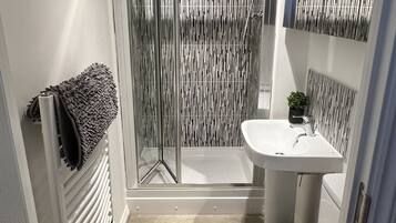 Hair dryer, towels